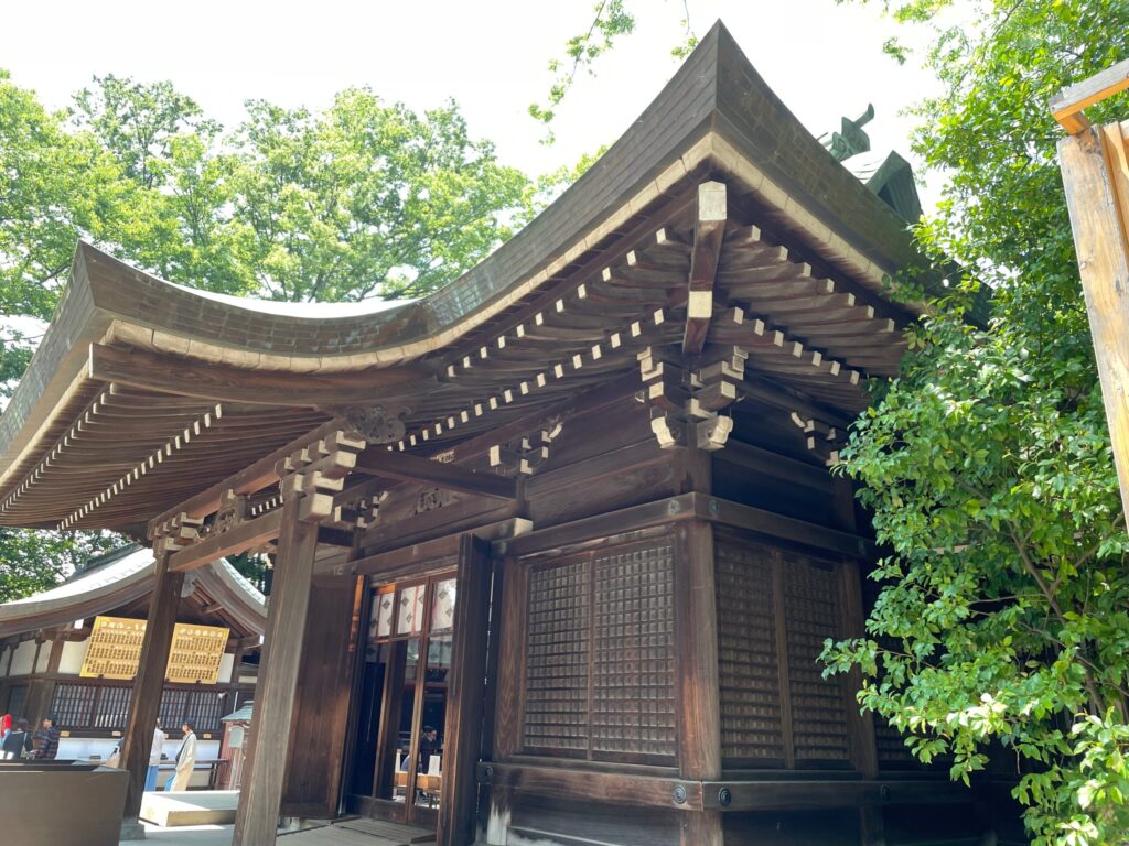 川越氷川神社の拝殿
