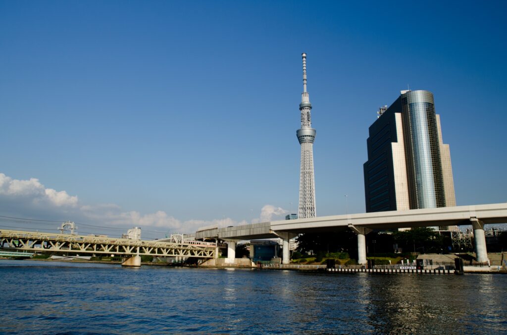 隅田川と東京スカイツリー